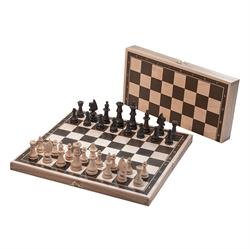 Schackspel i trä med notation - 72 mm. kung